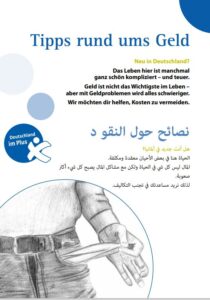 Flyer: Tipps rund ums Geld (arabisch)