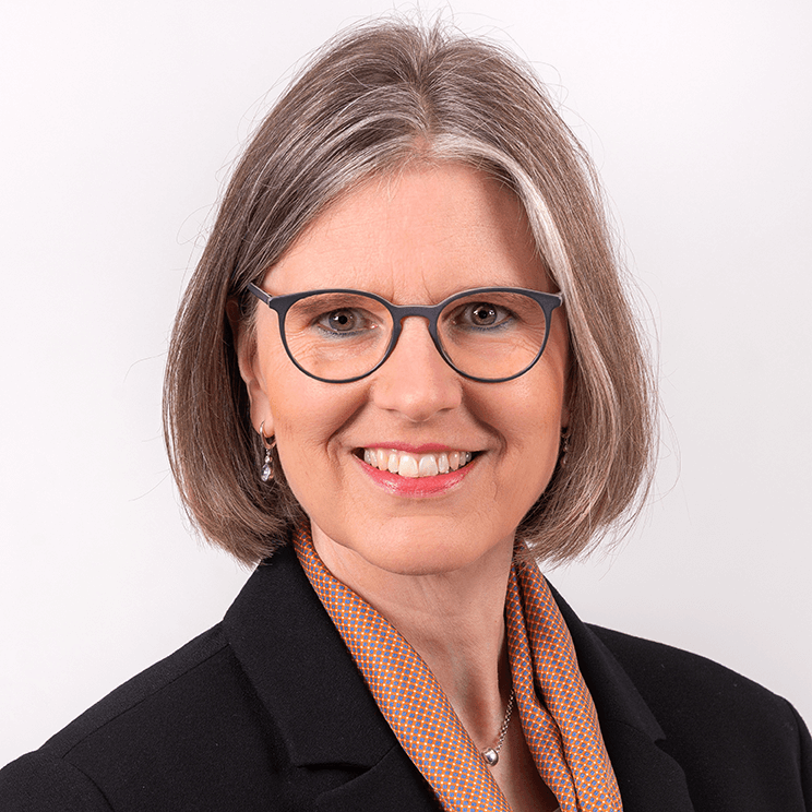 Karin Fleischer, Vorständin der Volksbank Franken eG