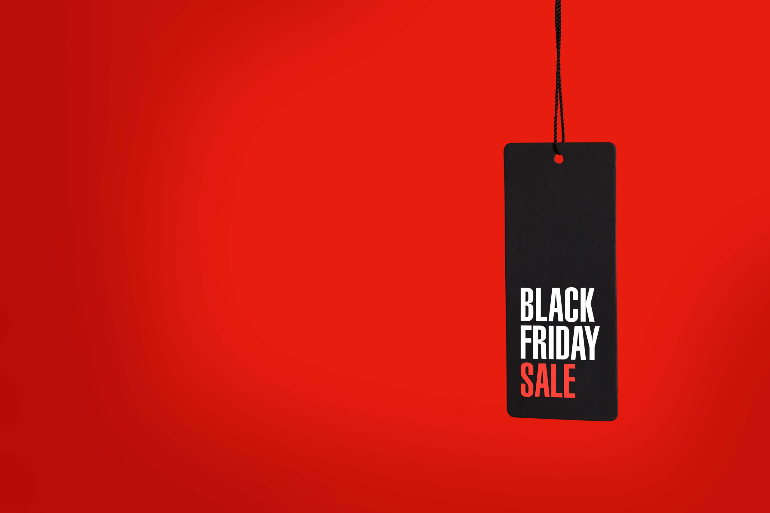 Schild Black Friday